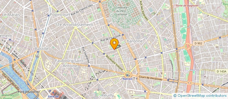 localisation de l'entreprise SCI WANG  PARIS