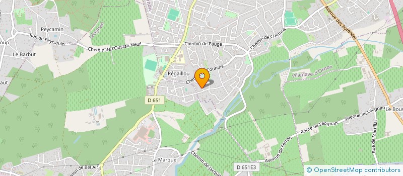 localisation de l'entreprise SCI WANGERMEZ à VILLENAVE-D'ORNON