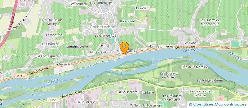 localisation de l'entreprise SCI WANN à ROCHECORBON