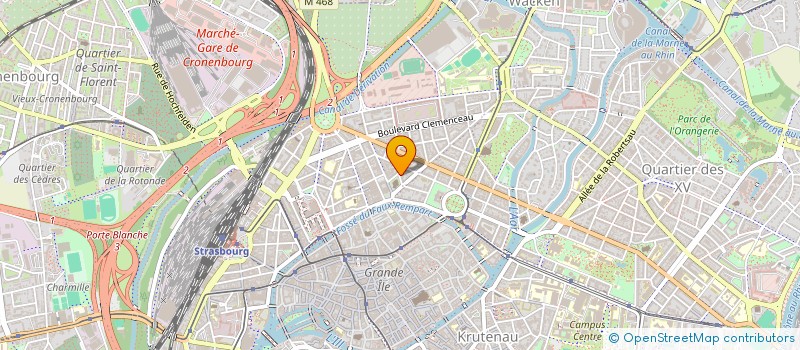 localisation de l'entreprise SCI WANTZ à STRASBOURG