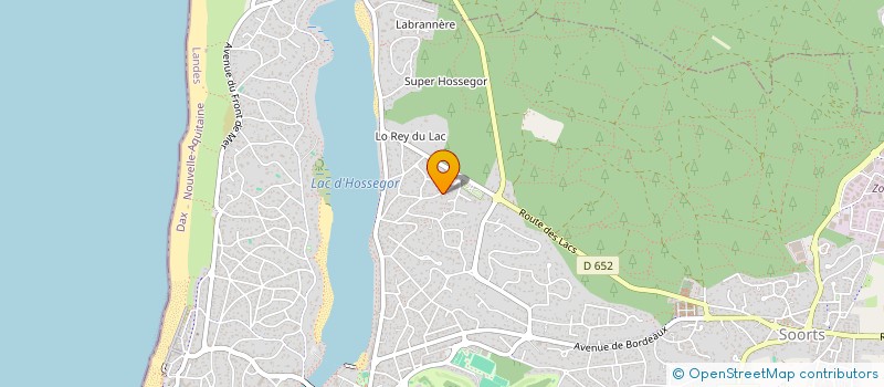 localisation de l'entreprise SCI WAP à SOORTS-HOSSEGOR