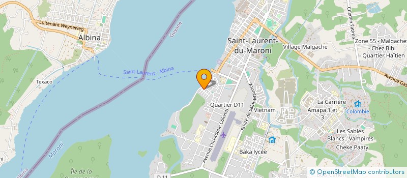 localisation de l'entreprise SCI WAPAS à SAINT-LAURENT-DU-MARONI