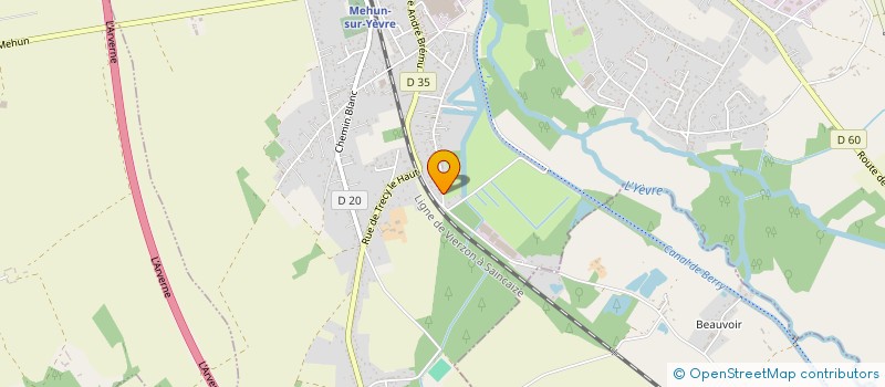 localisation de l'entreprise SCI WAPI  MEHUN-SUR-YEVRE