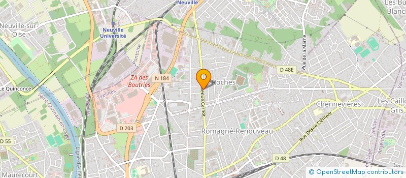 localisation de l'entreprise SCI WARD  CONFLANS-SAINTE-HONORINE