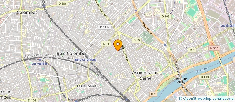 localisation de l'entreprise SCI WARDA à ASNIERES-SUR-SEINE