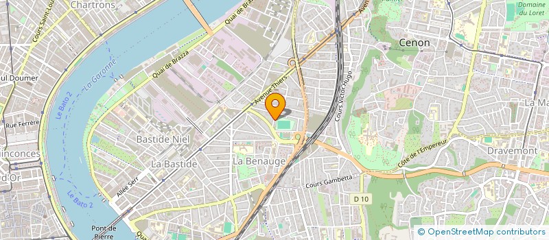 localisation de l'entreprise SCI WARE  BORDEAUX