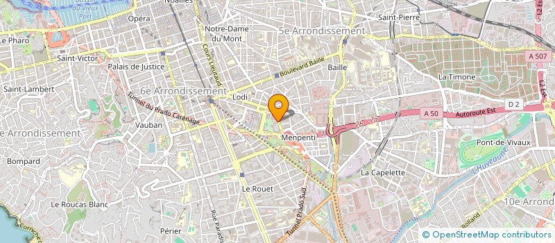 localisation de l'entreprise SCI WAREL à MARSEILLE