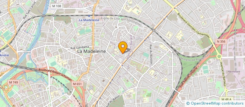 localisation de l'entreprise SCI WAREMBOURG MERCIER à MARCQ-EN-BARŒUL