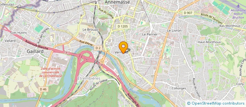 localisation de l'entreprise SCI WAREN à ANNEMASSE