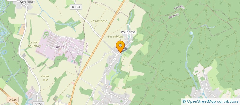 localisation de l'entreprise SCI WARIPONT  MONDESCOURT