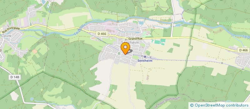 localisation de l'entreprise SCI WARM UP  VIEUX-THANN