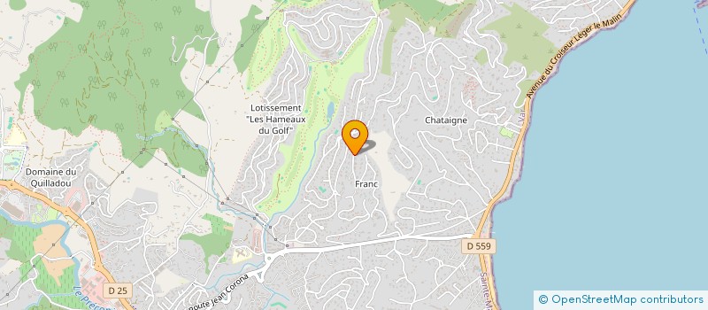 localisation de l'entreprise SCI WAROULYS  SAINTE-MAXIME