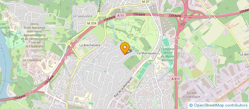 localisation de l'entreprise SCI WARRIOR  CARQUEFOU