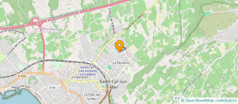 localisation de l'entreprise SCI WARTEL à SAINT-CYR-SUR-MER