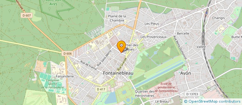 localisation de l'entreprise SCI WARTEL-LAO  FONTAINEBLEAU