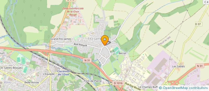 localisation de l'entreprise SCI WARTY  FITZ-JAMES