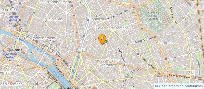 localisation de l'entreprise SCI WARWICK  PARIS