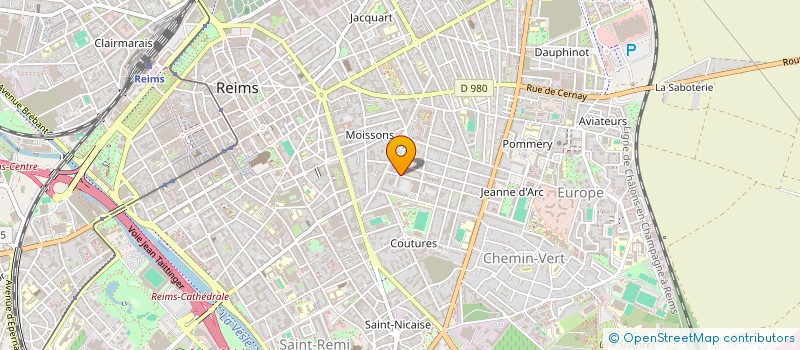 localisation de l'entreprise SCI WARYORS  REIMS