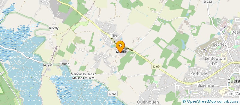 localisation de l'entreprise SCI WASA 2000  GUERANDE