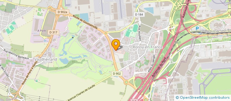 localisation de l'entreprise SCI WASAC  ROISSY-EN-FRANCE