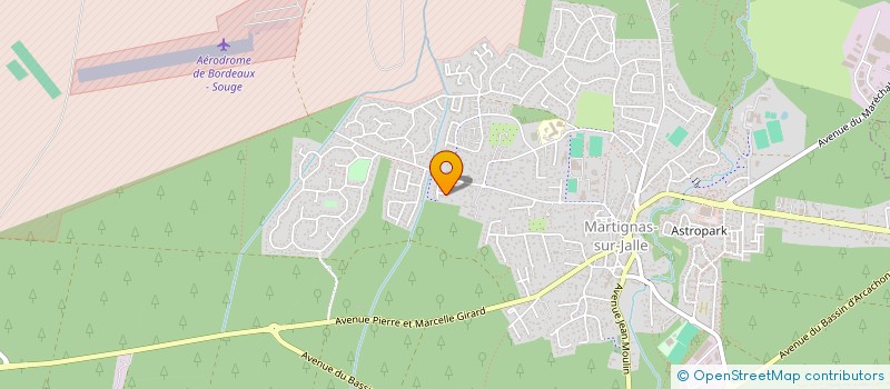 localisation de l'entreprise SCI WASCANA  MARTIGNAS-SUR-JALLE