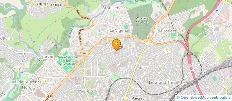 localisation de l'entreprise SCI WASE à LIMOGES