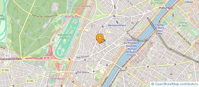 localisation de l'entreprise SCI  WASHINGTON  PARIS