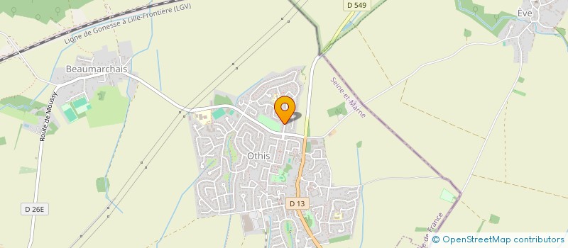 localisation de l'entreprise SCI WASSA  OTHIS