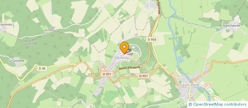 localisation de l'entreprise SCI WASSAI à VEZELAY