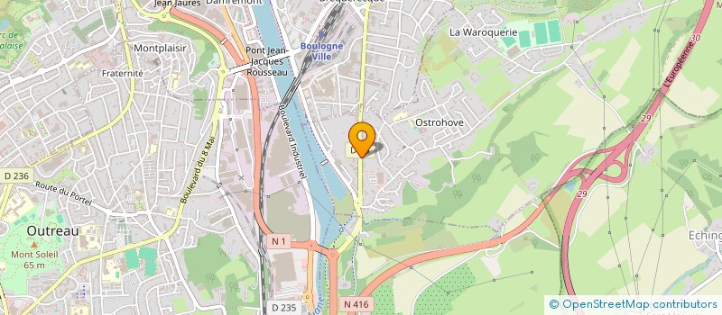 localisation de l'entreprise SCI WASSELIN ET NIZART  SAINT-MARTIN-BOULOGNE