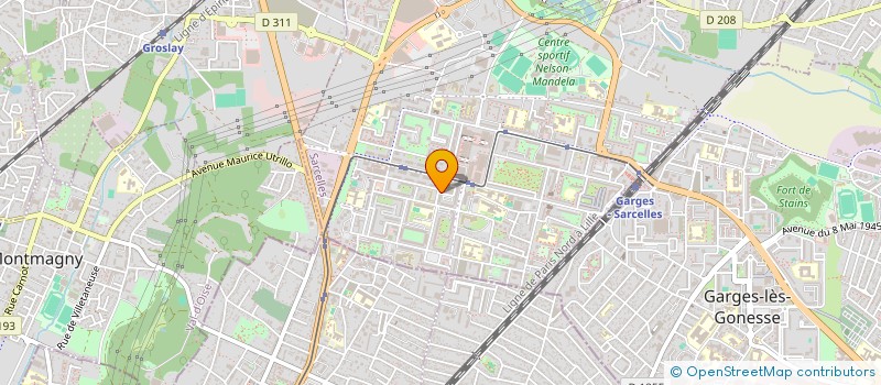 localisation de l'entreprise SCI WASSIN à SARCELLES