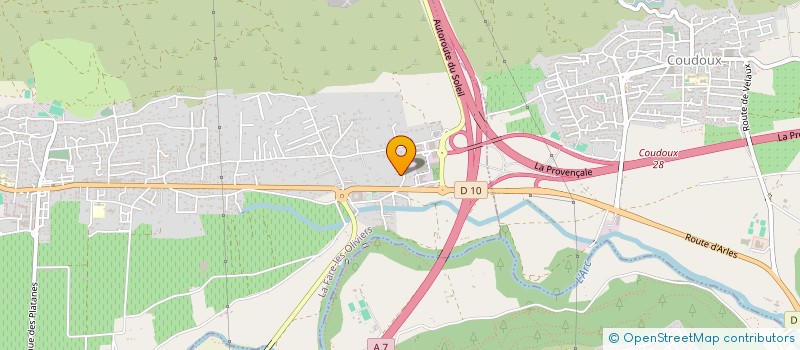 localisation de l'entreprise SCI WATEGOS  LA FARE-LES-OLIVIERS