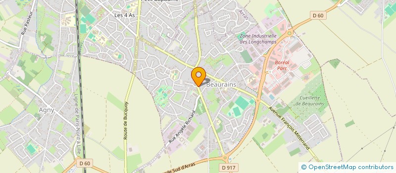 localisation de l'entreprise SCI WATEL  BEAURAINS