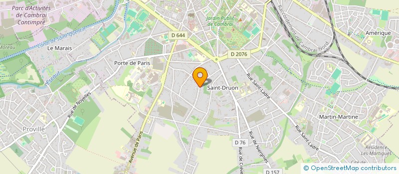 localisation de l'entreprise SCI WATELET  CAMBRAI