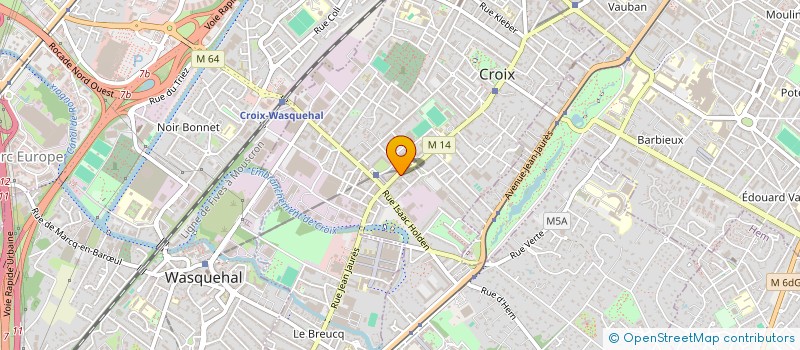 localisation de l'entreprise SCI WATINE à CROIX