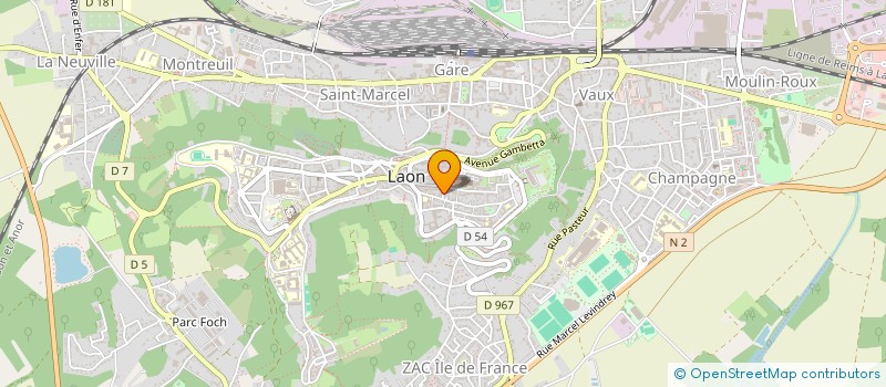 localisation de l'entreprise SCI WATINE DE LA HERSE à LAON
