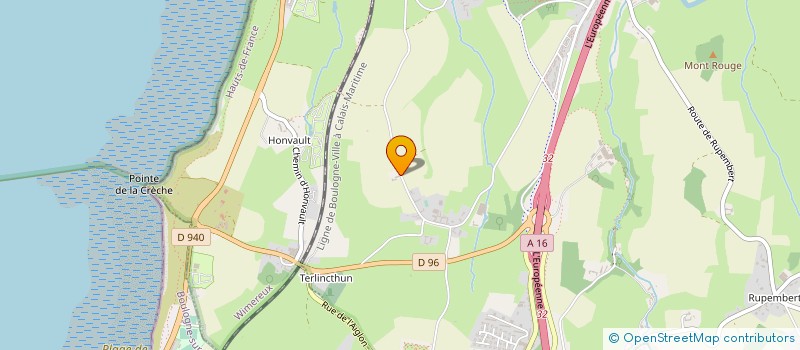 localisation de l'entreprise SCI WATINE-LESAGE  WIMILLE