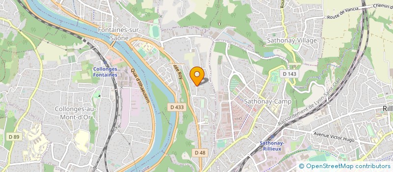 localisation de l'entreprise SCI WATLAND  LYON