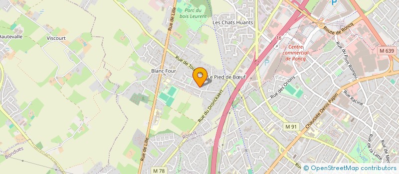 localisation de l'entreprise SCI WATRIGANT  RONCQ