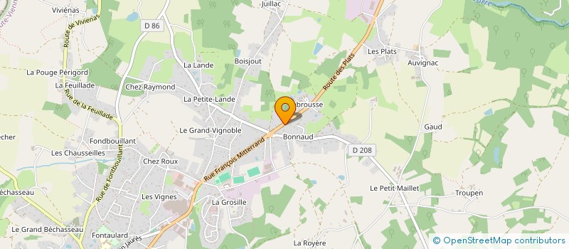 localisation de l'entreprise SCI WATSON  ROCHECHOUART