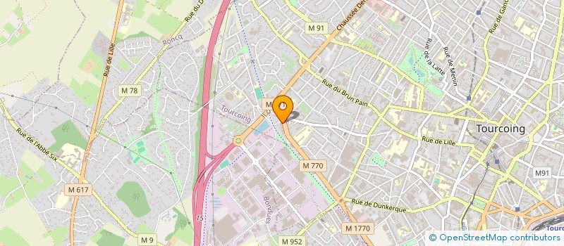 localisation de l'entreprise SCI WATT  TOURCOING