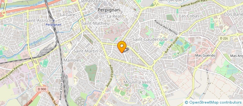 localisation de l'entreprise SCI WATT à PERPIGNAN