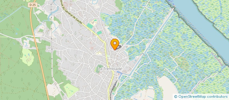 localisation de l'entreprise SCI WATTANA  LA TREMBLADE