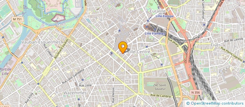 localisation de l'entreprise SCI WATTEAU à LILLE