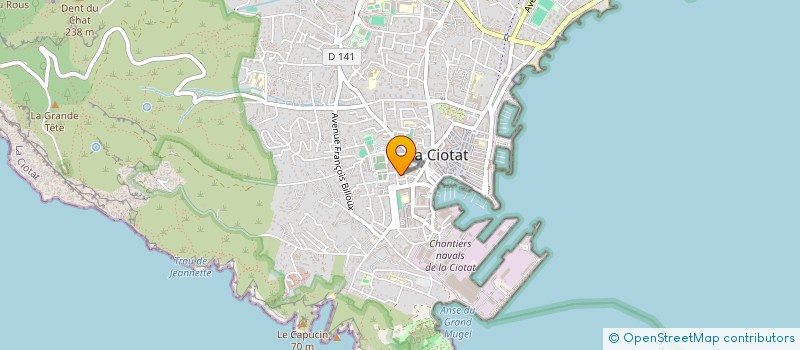 localisation de l'entreprise SCI WATTERLOT à LA CIOTAT