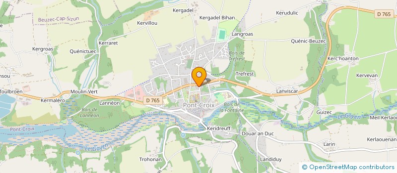 localisation de l'entreprise SCI WATTIAU  PONT-CROIX