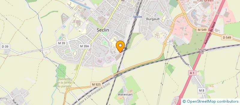 localisation de l'entreprise SCI WATTIESSART à SECLIN