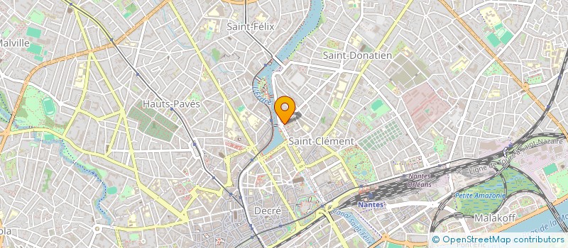 localisation de l'entreprise SCI WATTIGNIES  NANTES