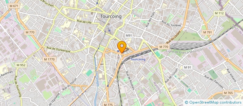 localisation de l'entreprise SCI WAUQUIEZ PETIT  TOURCOING