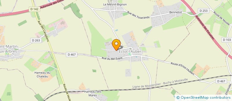 localisation de l'entreprise SCI WAUTERS-DUFOUR  ECTOT-L'AUBER